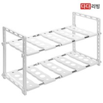폭조절 싱크인선반 2단, 3개, 블랙