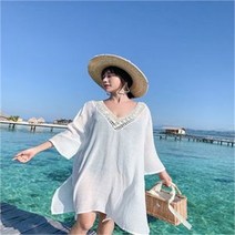오노마 오노마 ONM F7510 루즈핏 넓은소매 블라우스 반팔원피스 (7985989)