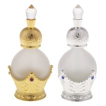 향수공병 빈티지 빈 유리 스프레이 병 여성용 우아한 분무기 선물 리필 가능 15ml보틀 잼병 amp 상자 AliExpress, Silver
