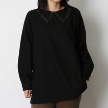 빅걸스토리 빅사이즈 여성 할리 레이스 깔끔핏 포인트 고급스러운 블라우스