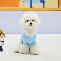 댄 크레용 신짱 반팔티셔츠_흰둥이