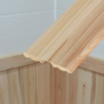 히노끼 유절 허리몰딩 두께 13mm x 폭 70mm x 길이 2400mm (1단=8개)