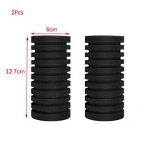 수족관 물고기 용 수족관 필터 스폰지 공기 펌프 스키머 생화학적 스폰지 필터 수족관 바이오 필터 2 개, 2pcs 6cmx12.7cm