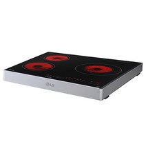 LG전자 하이라이트 3구 전기레인지, 즉시설치, BER3G1 (스탠드케이스 8.5cm)