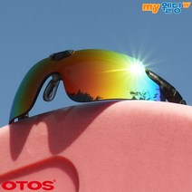 오토스 UV자외선차단보안경 눈보호차광안경 작업산업용안전고글 산업작업용선글라스 그레이미러편광렌즈, (B)미러(오렌지블루), 3.미러 B810XRO (오렌지)