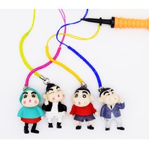 기타브랜드 ENK 건방진짱구 캐릭터 골프 티걸이/티꽂이 4종 1세트, 4종1세트