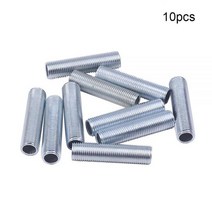 아연 각관 아연 합금 파이프 니플 램프 수리 부품 톤 M10 나사 20mm 30mm 40mm 50mm 60mm 70mm 80mm 100mm 길이 5 개 10 개, M10 30mm 10pcs 2