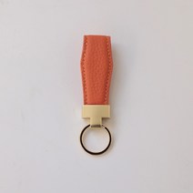 오르베인 천연소가죽 키링 열쇠 자동차 키링, 오렌지