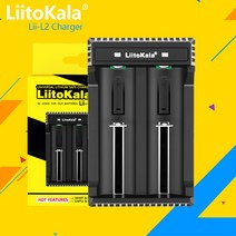 LiitoKala Lii-L2 18650 배터리 충전기 3.7V 26650 21700 20700 20650 18500 18490 18350 CR123A 충전식