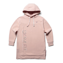 다이나핏 여성 웜웨이 WARM WAY 오버핏 후드 긴팔티 핑크 YWW20256_P3