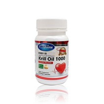 헬스팜 뉴질랜드 크릴오일 플러스팜 1000mg 90캡슐 4통