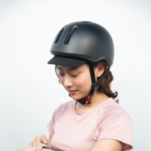 초경량 전동킥보드 어반 헬멧 전기자전거 라이딩 안전모 인라인 스케이트보드 퀵보드 보호장비, 블랙