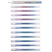 스타더스트 1.0mm 데코 젤잉크 볼펜 10개, 744 실버