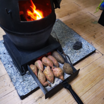 전원주택난로 연통 대형화목 톱밥 갈탄 펠렛연소기, 소형