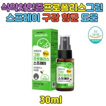 어린이 구강 항균 도움 프로폴리스 스프레이 항균작용 뿌리는 그린 딸기맛 플라보노이드 유치원 유아원 초등학생 청소년 주니어 건강 기능식품
