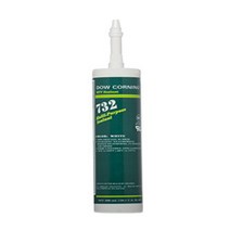 Dow Corning 732 Multi-Purpose Silicone Sealant - White 10.1 Ounce, 1