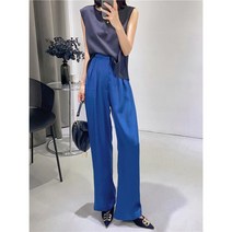 하체비만바지 컬러 와이드 체형커버 팬츠 허벅돼 P39