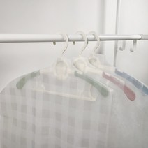 [알뜰형] 숨쉬는 부직포 옷커버 자켓/양복용 10매 옷보관 먼지 오염방지 의류 커버, 그레이, 10개