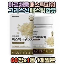 아르채움 매스틱파워600 매스틱검 MASTIC GUM 그리스산 프락토올리고당 감초추출분말 18곡효소혼합분말 회화나무열매추출분말 알로에베라겔동결건조분말 22종혼합유산균 히알루론산혼합