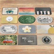 DAYA 감성 발매트 욕실 주방 화장실 발매트 현관 러그 국내생산 23종 (친환경), 17