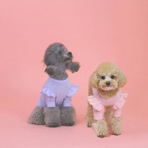 자체제작 강아지옷 여름의류 랄라 스윗 티셔츠, 색상:블루|사이즈:L