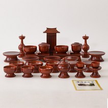 예다움 남원 제기세트 목기 제사 제기 그릇 23p 33p, 10.봉황제기함_B0123