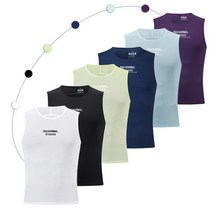 방검복 방탄조끼 경찰용품 pns 남자 사이클링 베이스 레이어 사이클 언더셔츠 스포츠 화이트 사이클링 저지 속옷 민소매 메쉬 자전거 의류, 진한 파란색, l