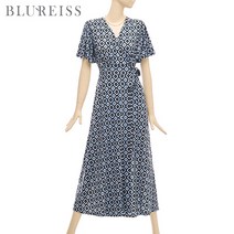 블루레이스 블루레이스 에스닉윙소매랩원피스_B3M1OP3681
