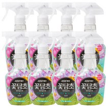 [살균 99.9%] 샤프란케어 꽃담초 섬유탈취제 연꽃향 용기 400ml, 8개