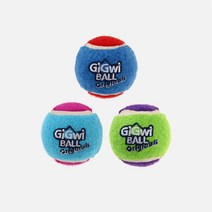 기그위 GiGwi 테니스공 삼색3P 6120