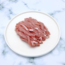 국내산 무항생제한돈 돼지고기 냉장 등심 잡채용 300g