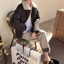 MOSAIRATION여성용 하이넥 숏 패딩 겨울 경량 점퍼