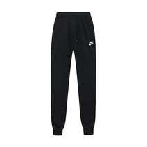 나이키 NSW 에센셜 레귤러 플리스 기모 조거 팬츠 블랙 여자 트레이닝 긴바지 츄리닝 BV4095-010