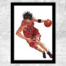 더 퍼스트 슬램덩크 굿즈 판플랫 THE FIRST SLAM DUNK 극장판 smb001, 블랙 프레임, 잉크그린 28