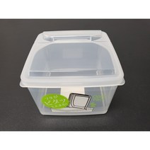 나카야 스탠딩 캐니스터 밀폐용기, 1.3L, 1개