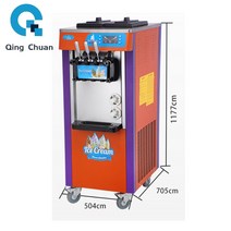아이스크림 기계 메이킹 메이커 디저트소프트 스테인레스 스틸 요구르트 트위스트 3 맛 20lh 1900w, 바다로 집으로, 220v, 우리를
