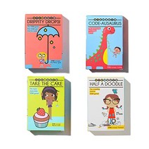 STEMagik STEM Card Games Gift Pack - Set of 4 Educational for Kids to Learn Coding Mental Math Logic
