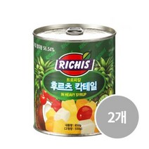 리치스 후르츠 칵테일 850g x 2캔 트로피칼, 리치스 후르츠 칵테일 850g x 2