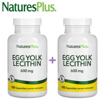 네이처스플러스 난황 레시틴 난유캡슐 600mg 180정 2팩