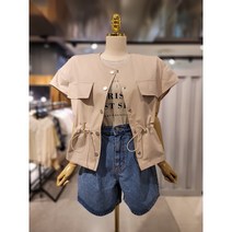 ab.fz 라운드넥 캡소매 스트링 베스트 (ABXW2HV31) US