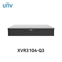 유니뷰 XVR3104-Q3 4채널 올인원 DVR 녹화기 최대 8MP 지원, DVR용 3TB, 1개