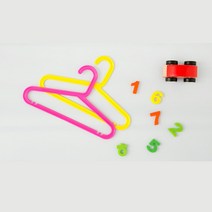 마켓비온라인몰 CONEY 유아 옷걸이 키즈 베이비 옷장, 옐로, 10개