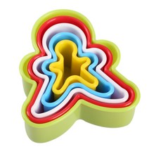 Decdeal 3D 입체 플라스틱 컬러 비스킷 금형, 유형 5