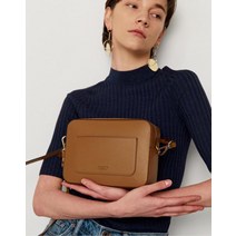 22FW [CELIA] 브라운 투톤 포켓 포인트 크로스백 HIBA2F978W2