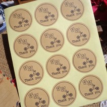 감사 핸드메이드 스티커 유치원 어린이집 생일축하 답례품 돌잔치, ST06