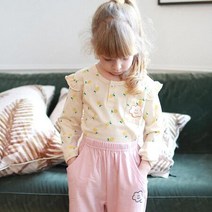 국내산 아동 실내복 플라워(루즈핏M) 아동내의 유아내의 유아실내복