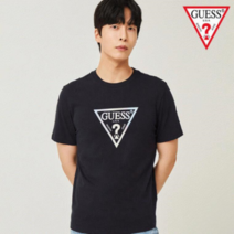 게스 게스 남성 레인보우 삼각 반팔티 _A MN2K9408