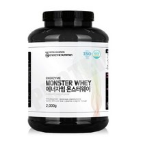 에너자임 몬스터웨이 WPC 프로틴 헬스보충제 초코맛, 2000g, 1개