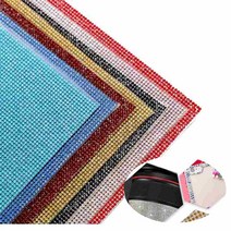 다용도 큐빅 테이프 큐빅장식 7종 DIY 의류부자재 가방 폰 소품 장식, 실버