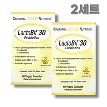 [1+1] 캘리포니아 골드 뉴트리션 프리바이오틱스 300억 60베지캡슐 유산균 락토비프 락토바실러스 다니스코 플로라핏